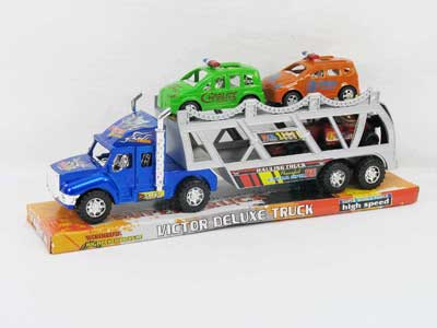 Friction Double Deck Trailer(2C) toys