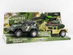 Friction Military Tow Truck(2C) toys