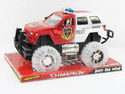 Friction Police Car W/L(2C) toys