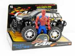 FrictionCross-Country Car & Super Man(2C) toys