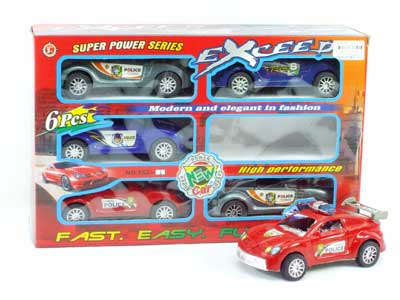 Friction Police Car(6in1) toys