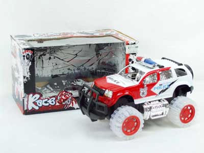 Friction Cross-country Police Car W/L toys