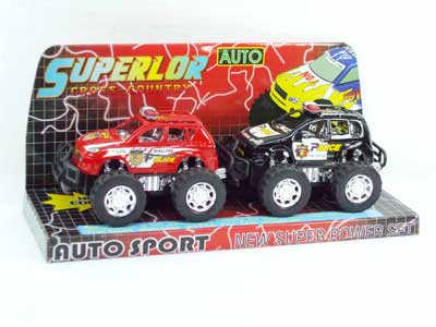 Friction Cross-country Police Car(2in1) toys