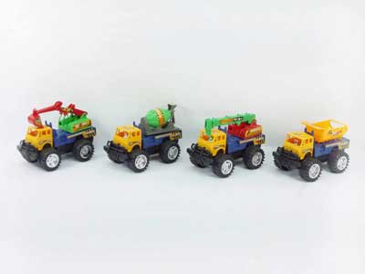 Friction Construction Truck(4S) toys