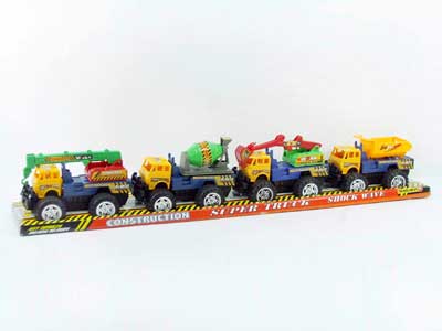 Friction Construction Truck(4in1) toys