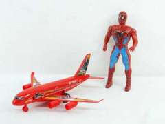 Friction Plane & Spider W/L toys