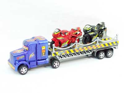 Friction Car Tow Motorcycle Car(2C) toys