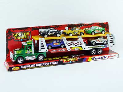 Friction Double Deck Tow Truck(3C) toys