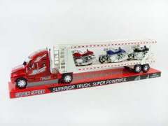 Friction Truck Tow Motorcycle(3C) toys