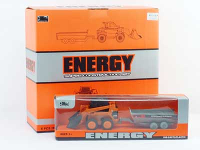 Die Cast Construction Truck Friction(6in1) toys