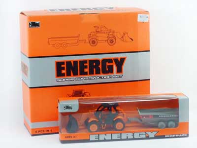 Die Cast Construction Truck Friction(6in1) toys