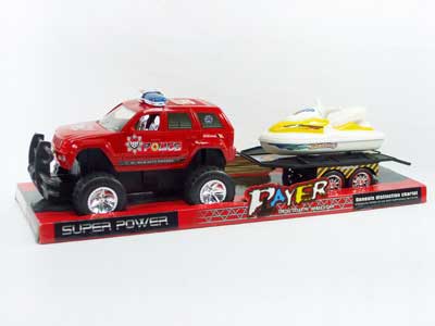 Friction PoliceTow Truck(2C) toys