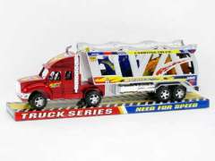 Friction Double Deck Trailer(2C) toys