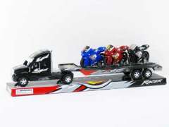 Friction Truck Tow Motorcycle(3C) toys