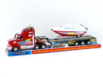 Friction Tow Free Wheel Boat(3C) toys