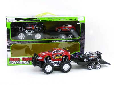 Friction Cross-country Truck(2in1) toys
