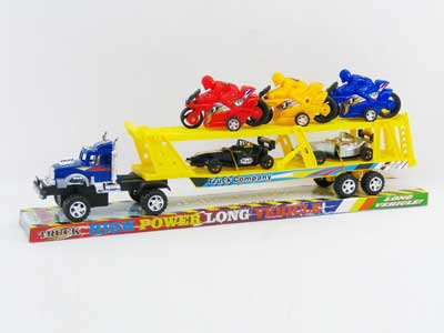 Friction Double Deck Trailer toys