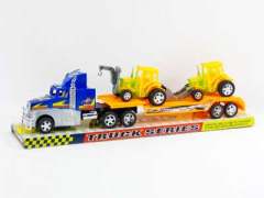 Frcition Truck Tow Free Wheel Construction Truck(3C) toys