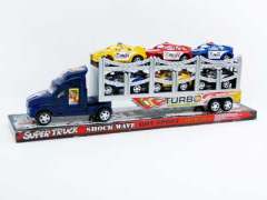 Frition Truck Tow Free Wheel Police Car(2C) toys