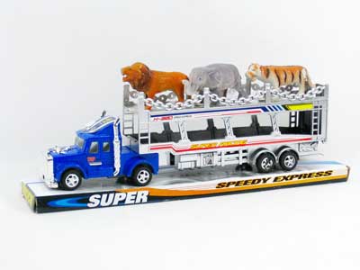 Friction Double Deck Trailer toys