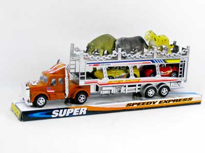 Friction Double Deck Trailer toys