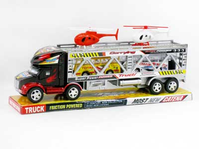 Friction Double Deck Trailer(2C) toys