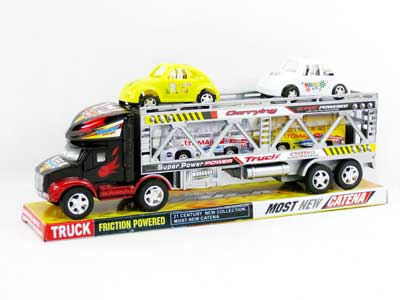 Friction Double Deck Trailer(2C) toys