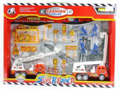 Friction Fire Engine Car(2in1) toys