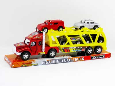 Friction Double Deck Tow Truck toys