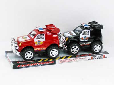 Friction Cross-country Police Car(2in1) toys