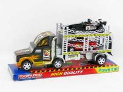 Friction Double Deck Trailer(2C) toys