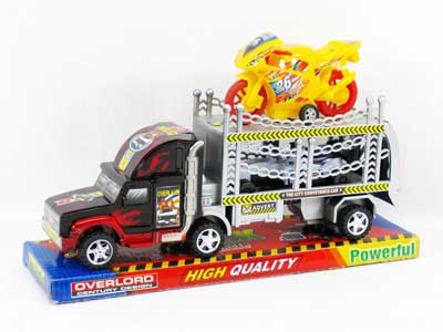 Friction Double Deck Trailer(2C) toys