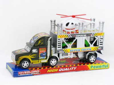 Friction Double Deck Trailer(2C) toys