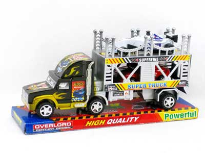 Friction Double Deck Trailer(2C) toys