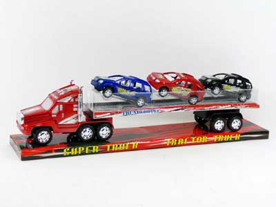 Friction Flat Car Tow Car(2C) toys