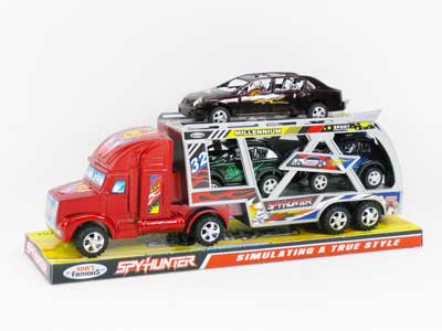 Friction Double Deck Trailer toys