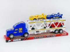 Friction Double Deck Trailer(2C) toys