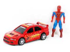 Friction Car & Spider Man W/L(2C)