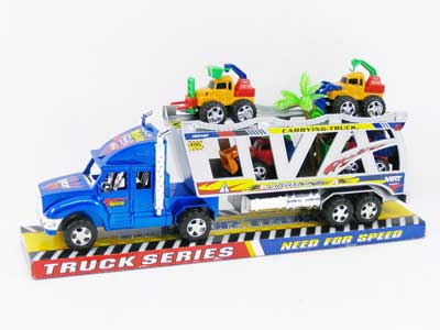 Friction Double Deck Trailer(2C) toys