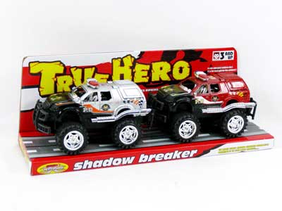 Friction Cross-country Police Car(2in1) toys