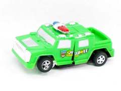 Frciton Transforms Police Car W/L(2S4C) toys