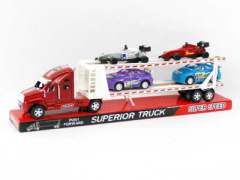 Friction Double Deck Trailer(3C) toys