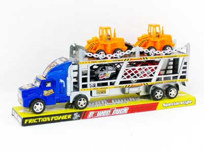 Friction Double Deck Trailer toys