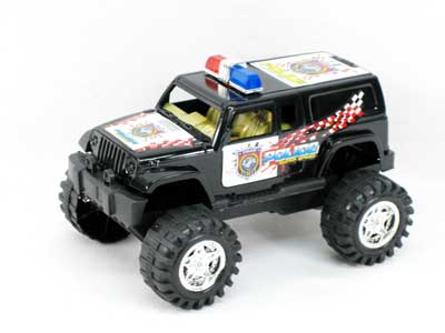 Friction Police Jeep(2C) toys