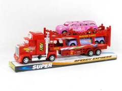 Friction Double Deck Trailer toys