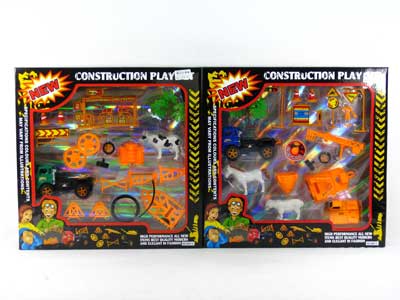 Friction  Construction Truck Set(2S) toys