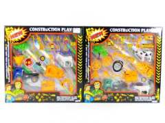 Friction  Construction Truck Set(2S)