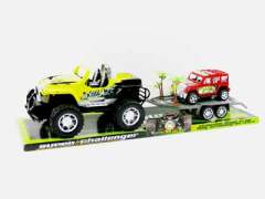 Friction Car Tow Jeep(3C)