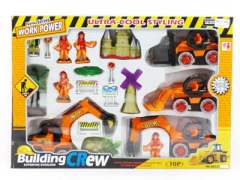 Friction Construction Truck W/L(4in1) toys