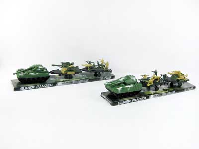 Friction Tank Tow Truck(2S) toys